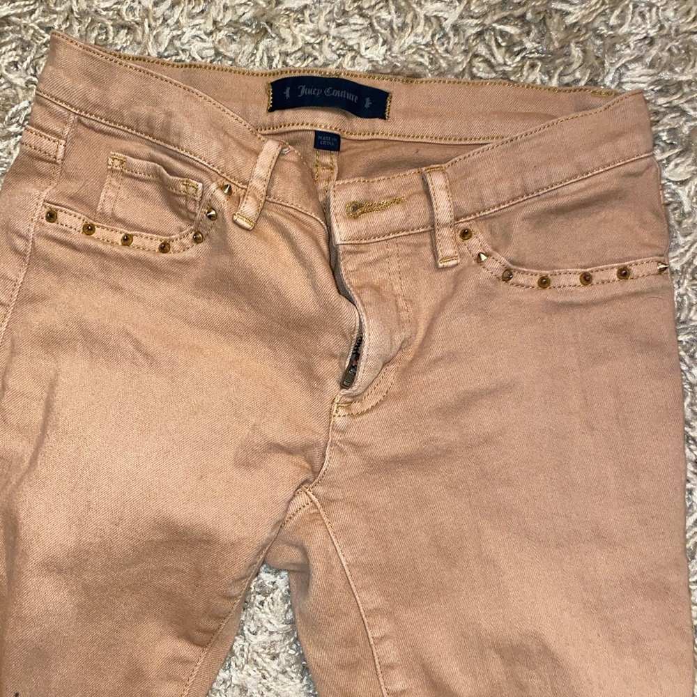 Juicy couture mustard skinnies